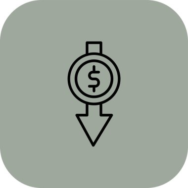 Vektör Doları simge tasarlamak