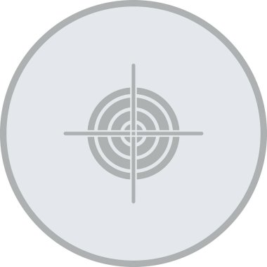 vektör hedef simgesi illüstrasyonu