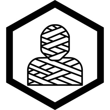 Modern bir simgenin vektör illüstrasyonu