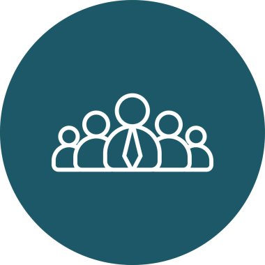 İnsan simgesinin vektör illüstrasyonu