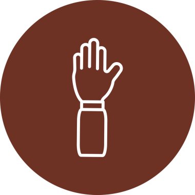 dur işareti vektör illüstrasyonu