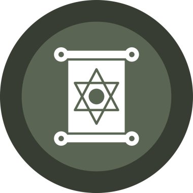 Modern simge sembolünün vektör illüstrasyonu