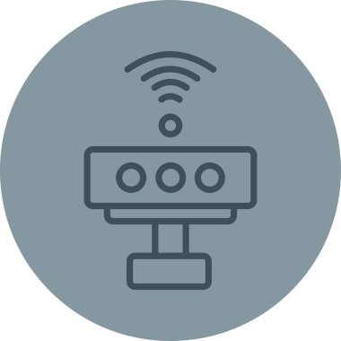 Vektör CCTV kamera simgesi