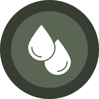 Su. Web simgesi basit tasarım