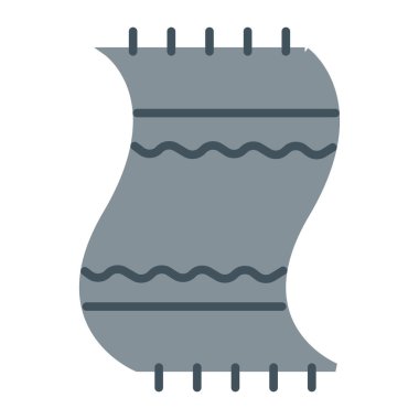 çit düz simgesi, vektör, illüstrasyon