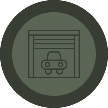 Araba web simge vektör çizim