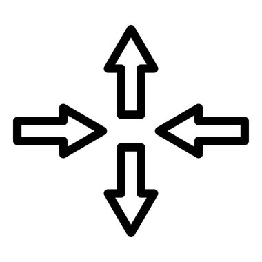 ok simgesi vektör illüstrasyonu