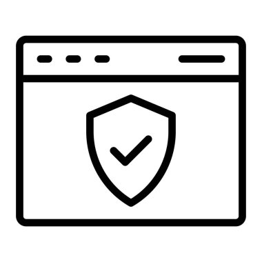 Internet vektör satırı simgesi