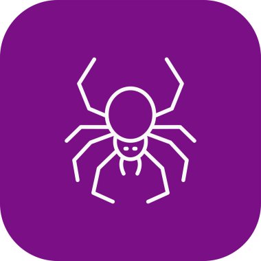 Eşsiz örümcekler vektör simgesi