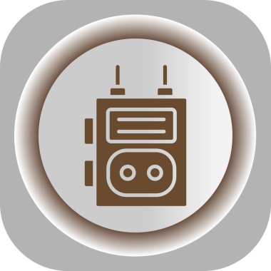 vektör radyo simgesi illüstrasyonu