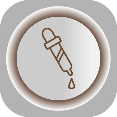 Benzersiz tornavida vektör çizgisi simgesi