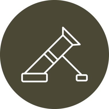 Vinç simgesinin izole edilmiş tek bir simgesinin vektör çizimi