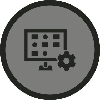 Vektör ayarı Simge illüstrasyonu