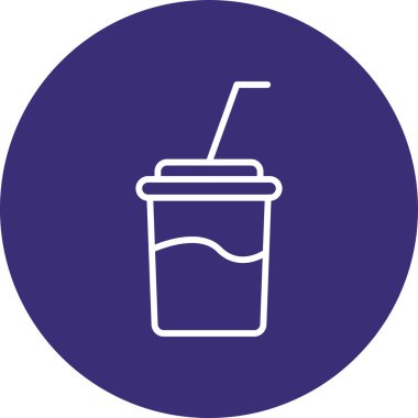 Kahve simgesinin vektör illüstrasyonu