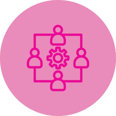 İş ve finans simgesinin vektör illüstrasyonu