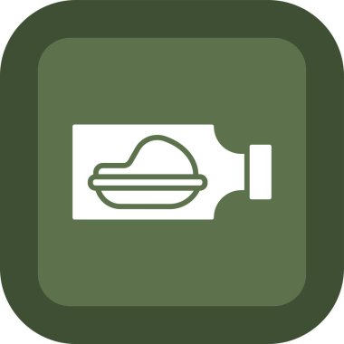 eşsiz yemek şapkası vektör çizgisi simgesi