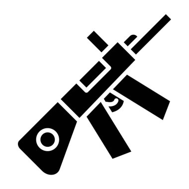 Silah. Web simgesi basit illüstrasyon