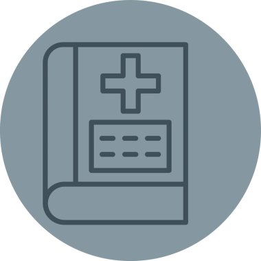 tıbbi vektör simgesi modern simgesi