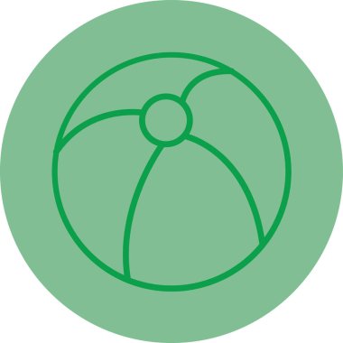 Benzersiz küresel vektör simgesi