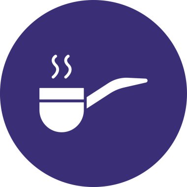 Kahve fincanı simgesinin vektör çizimi