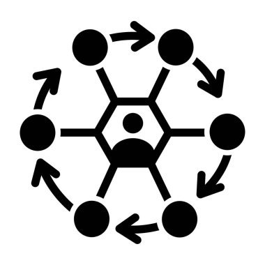 Bilgi Kaynakları web simgesi, vektör illüstrasyonu