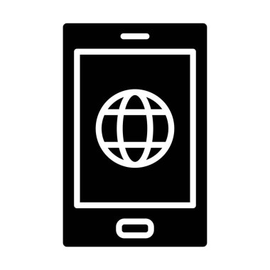 mobil vektör düz simge