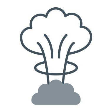 Bulut hesaplama simgesi vektör illüstrasyonu