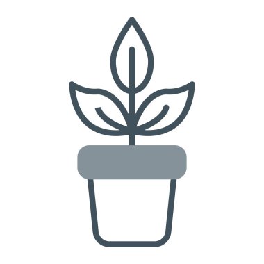 Bitki Pot vektör simgesi