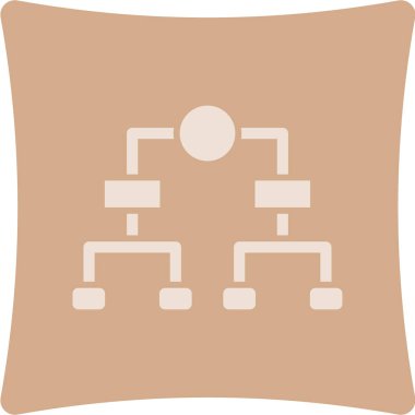 şebeke. Web simgesi basit illüstrasyon