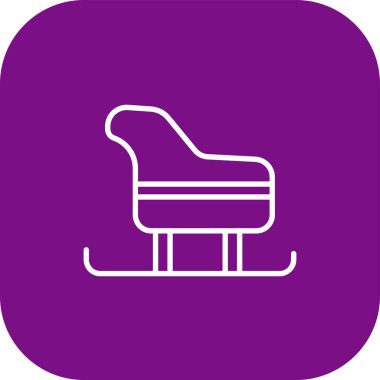 koltuk simgesi, vektör illüstrasyonu