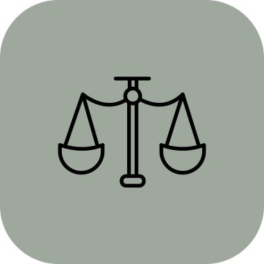 vektör ölçekleri simge illüstrasyonu