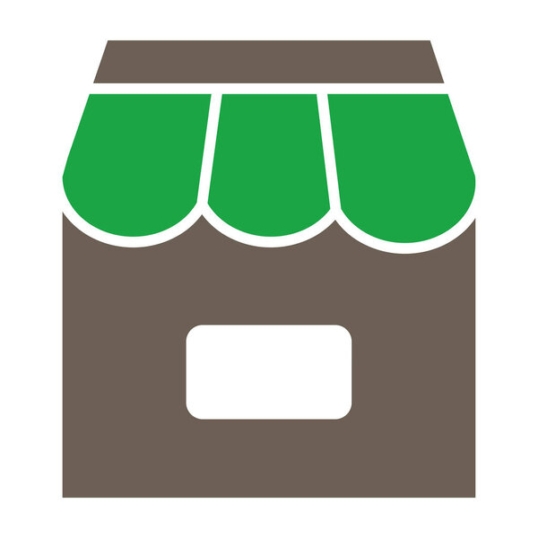 supermarket grocery store icon in solid style
