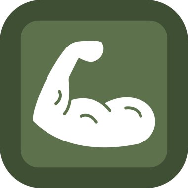 spor salonu web simgesi, vektör illüstrasyonu