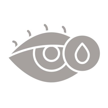 Göz simgesini vektör web ve mobil uygulaması tasarım, göz logo kavramı için izole üzerinde beyaz arka plan