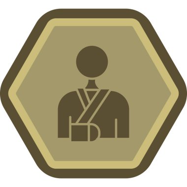 İnsan simgesinin vektör illüstrasyonu