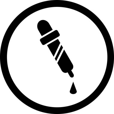 Boya Fırçası. Web simgesi basit illüstrasyon