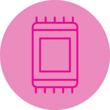 Modern bir simgenin vektör illüstrasyonu