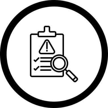 Veri analiz simgesi, vektör illüstrasyonu