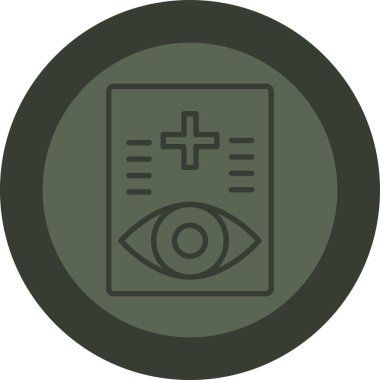 Modern b 'nin vektör illüstrasyonu göz simgesinden yoksun