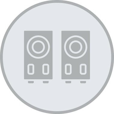 müzik çalar ikon vektör illüstrasyonu