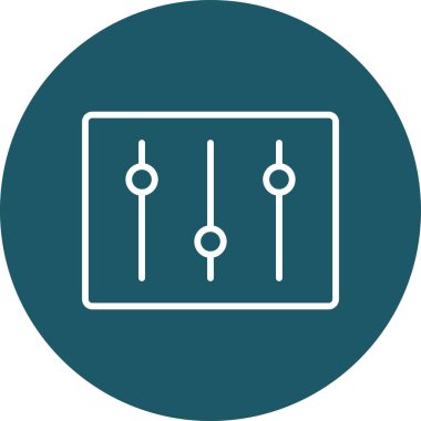 Projeniz için vektör futbol simgesi