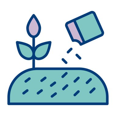 çiçek simgesi vektör illüstrasyonu