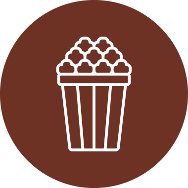 cupcake ikonu vektör illüstrasyonu