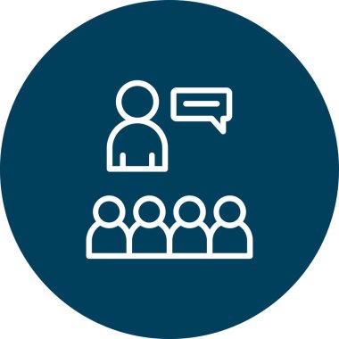 İnsan simgesinin vektör illüstrasyonu