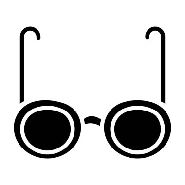 gözlük vektör çizim
