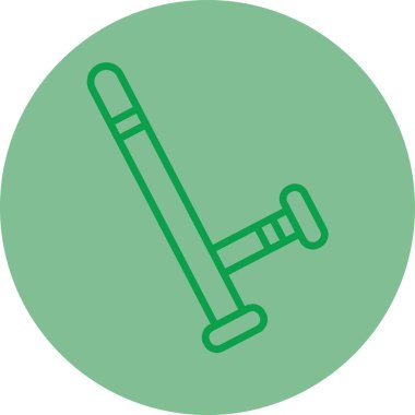 Modern b 'nin vektör illüstrasyonu silah ikonundan yoksun