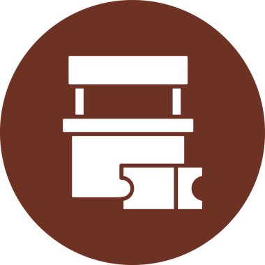 Kitap. Web simgesi basit illüstrasyon