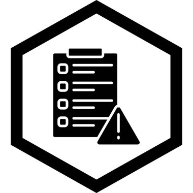 Bir pano simgesinin vektör illüstrasyonu