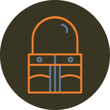 Modern simgenin vektör illüstrasyonu