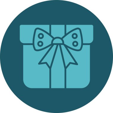 hediye simgesi vektör illüstrasyonu